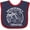 Navy and Red, variant on Inktastic Summer Vacation Mode Fort Walton Beach Florida Boys or Girls Baby Bib