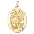 thumbnail image 2 of Picturesongold.Com Saint Zachary Religious Medal Female Adult 1/2 x 2/3 in Dime, Sterling Silver, 2 of 4