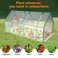 Mini Greenhouse Outdoor, VECUKTY Waterproof Garden Green House with