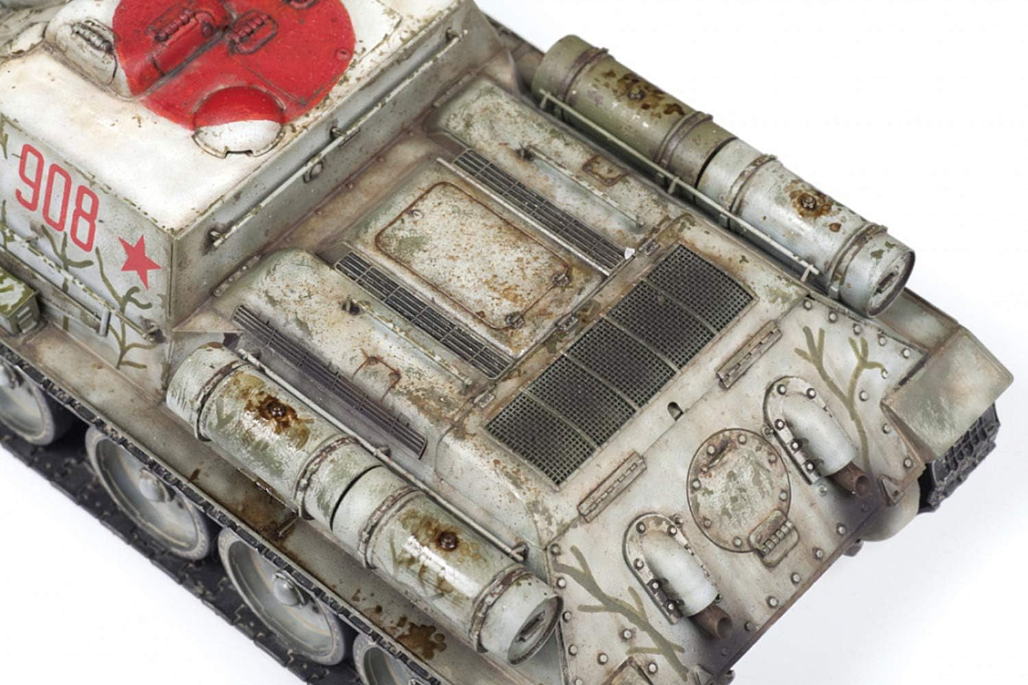 Zvezda 530003691 1:35 SU-122 Soviet Self-Propelled Hown Car Model Kit, Plastic Construction Kit