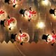 thumbnail image 1 of Luces de cadena de muñeco de nieve de Navidad, con pilas, luces centelleantes decorativas de árbol de Navidad de cuento de hadas ACTIVE Biensenido a ACTIVE, 1 of 5
