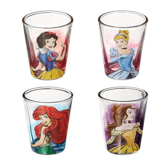 Minigafas plateadas Buffalo Disney Princess, 45 ml, paquete de 4