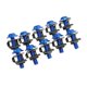 thumbnail image 1 of Juego de 10 piezas de pernos Kenally aleación de aluminio tornillos universales motocicleta Mis Azul, 1 of 6