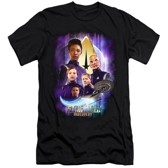 Star Trek Discovery - Discoverys Finest - Premium Slim Fit Short Sleeve Shirt - Large