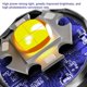 thumbnail image 4 of High Power High Brightness Light Handheld USB Rechargeable Solar Power Lamp Waterproof Flashlight with Side Light Multi-Modes Lamp, 4 of 5
