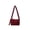 Vin, variante sur Weloille Sac Bandoulière Uni 1 Pce, Tissu Minimaliste Lisse Imperméable, Sangle Ajustable Doublure Résistante à l'Usure, Sac Décontracté Léger pour Magasinage en Plein Air Trajet Voyages de Fin de Semaine