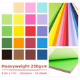 Craftask 60 Sheets Colored DHF10 Cardstock 8.5 x 11 Assorted 20 Colors