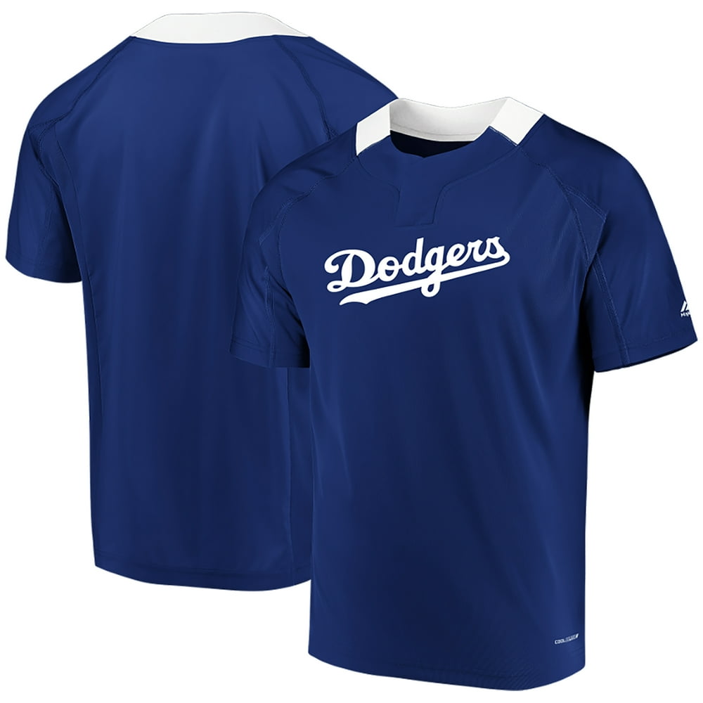 Los Angeles Dodgers Majestic Big & Tall Never Wanna Cool Base TShirt Royal/White Walmart