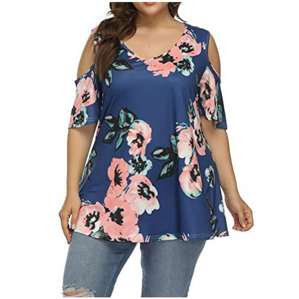 Plus size cheap summer blouses