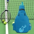 thumbnail image 4 of Mochila para raqueta de tenis para hombre con bolsillo y correa de hombro ajustable, duradera. Azul claro, 4 of 8