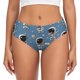 thumbnail image 1 of Fotbe Astronaut Calzones Estampados para Mujer – Ropa Interior de Algodón, Cómoda, Suave y Elástica-Large, 1 of 6