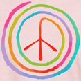 thumbnail image 3 of CafePress - Neon Spiral Peace Sign II Women's Light T Shirt - Women's Classic T-Shirt, 3 of 4