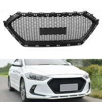 Labwork Front Bumper Grille Honeycomb Mesh Grill Fit for 2017 2018 Hyundai Elantra