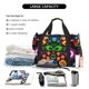 thumbnail image 5 of Balery Traditional Floral Polish Bolsa de Gimnasio para Mujeres, Bolsa de Viaje con Bolsillo Húmedo, Bolsa de Fin de Semana para Mujeres, Bolsa de Viaje Resistente al Agua, 5 of 7