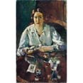 thumbnail image 3 of Anton Faistauer 13x18 Black Modern Framed Museum Art Print Titled - Lady in a White Blouse (First Wife of the Artist) (1913), 3 of 5