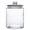 Clear/1.5 gal, variant on Restaurantware Glass Storage Containers - 1 Count 6 Liter Airtight Kitchen Canisters - Pantry Jars With Lids For Food - Clear Crystal Glass
