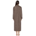 thumbnail image 6 of Purcoar Women's Fleece Bathrobe Solid Durable Pockets Easy Care Robe, 6 of 10