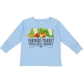 thumbnail image 3 of Inktastic Farmers Market Fresh Local Produce Boys or Girls Long Sleeve Toddler T-Shirt, 3 of 5