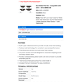 thumbnail image 2 of Rear Brake Pad Set - Compatible with 2014 - 2016 BMW 228i 2015, 2 of 2