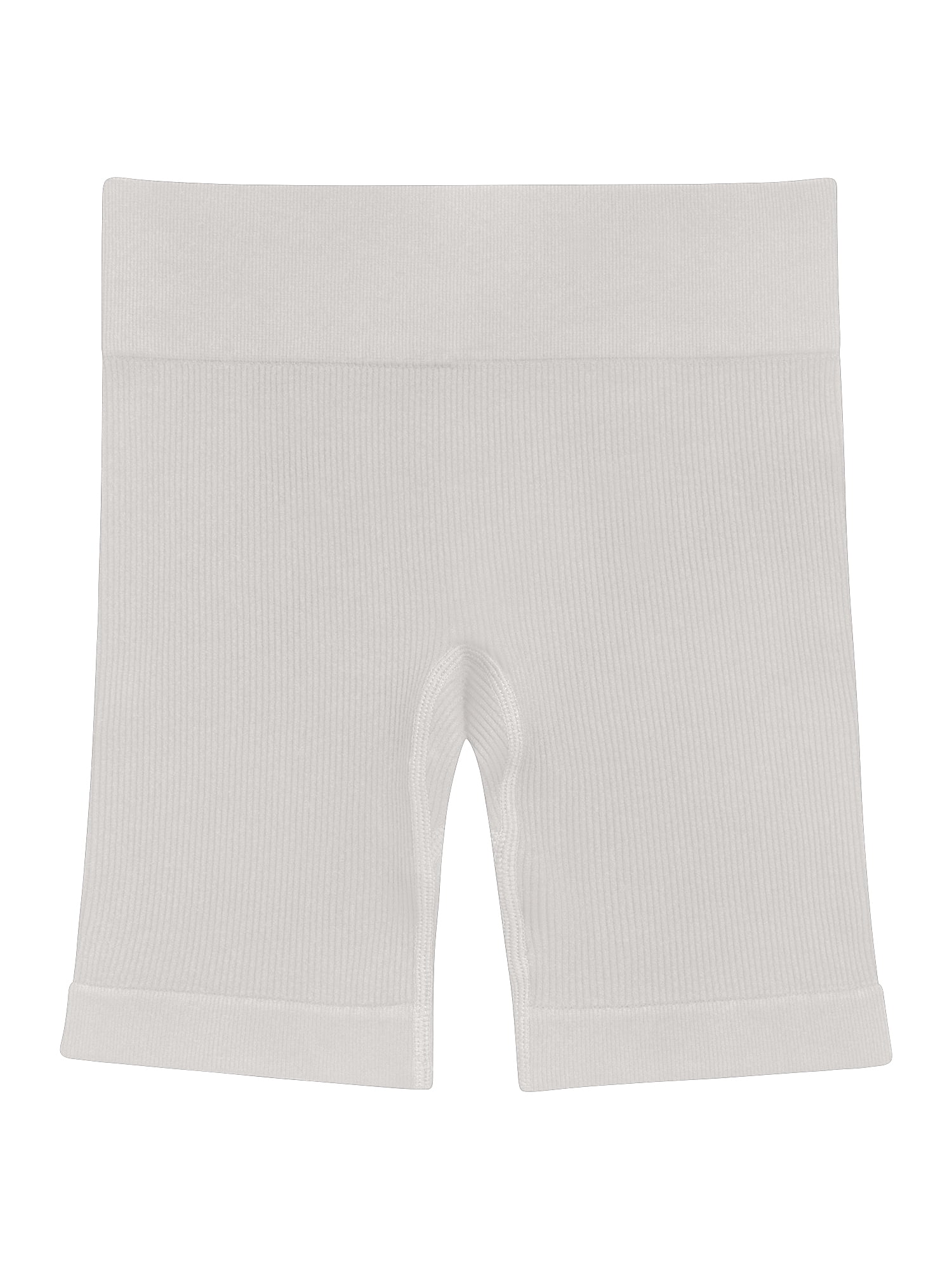 Athletic Works Girl's Ribbed Biker Short, 2-Pack, Sizes 4-18