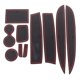 thumbnail image 1 of 10Pcs Car Styling Red Door Groove Mat for Renault Clio 4, 1 of 5