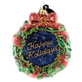 thumbnail image 2 of 5.00In Holly Hill Holiday, Glass, Ornament  Wreath Church Chapel 1014891, 2 of 2