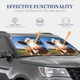 thumbnail image 4 of Saiise Blue Sky Meadow Cute Cow for Foldable Car Sun Shades (2-Pack) Offer Sun Protection with an Easy-fold Design for Convenient Windshield Shading-Large, 4 of 6