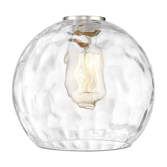 Innovations Lighting  Athens Water Glass 2 Light 18" Bath Vanity Light Antique Copper