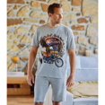 thumbnail image 2 of Atlas For Men - Set de Pijama Corto Águila para Hombre (Gris), 2 of 2