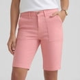 thumbnail image 4 of Favoffer Bermuda Shorts for Women High Waist Stretch Knee Length Shorts with Large Pockets Work Casual Shorts, 4 of 8