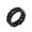 Black, variant on Mens Womens Stainless Steel 9mm Hip Hop Knot Link Chain Biker Ring Twist Rope Wedding Band Gold Size 9