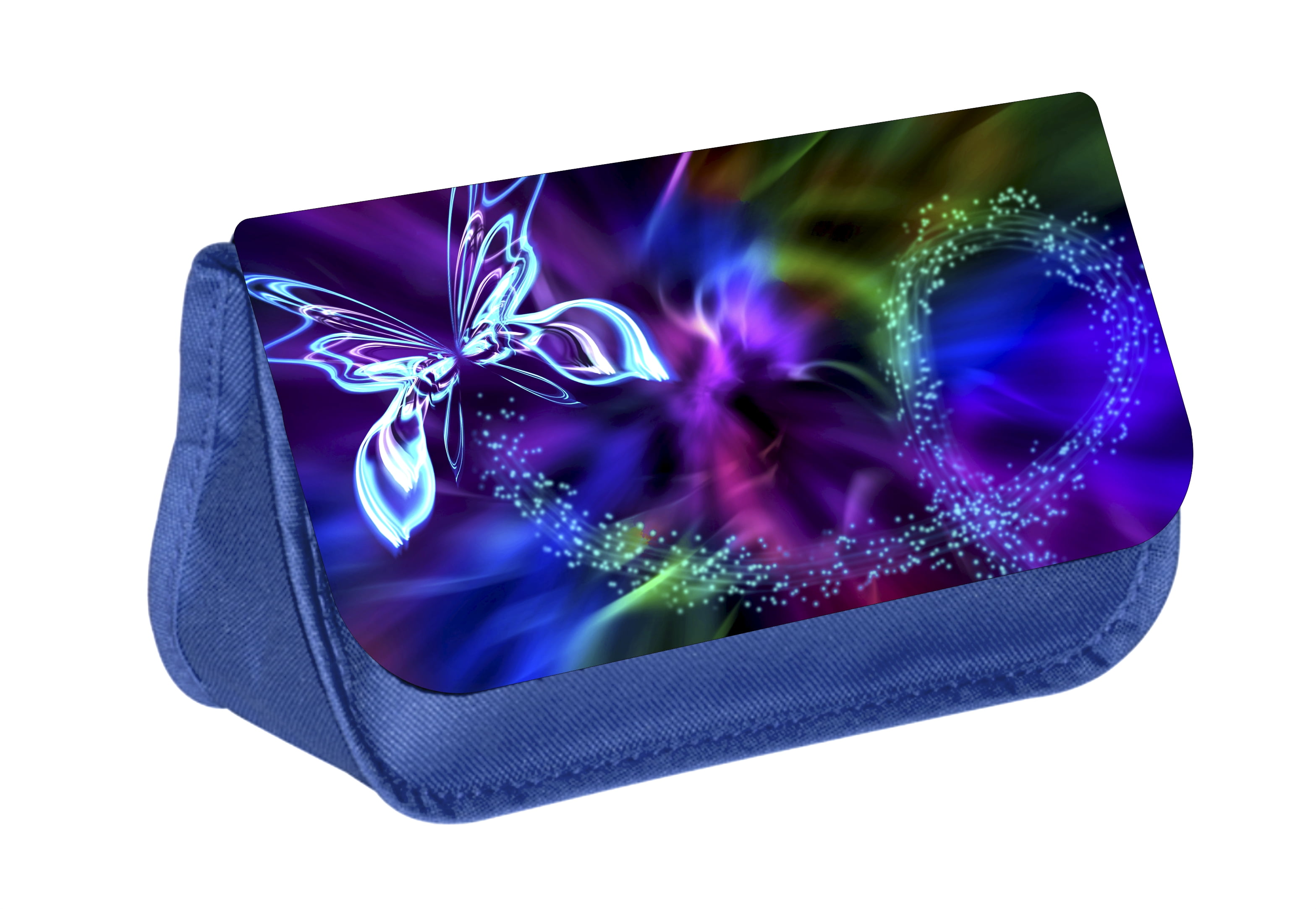 Butterfly Fantasy - Blue Girls Blue Pencil Case - Pencil Bag - with 2 ...