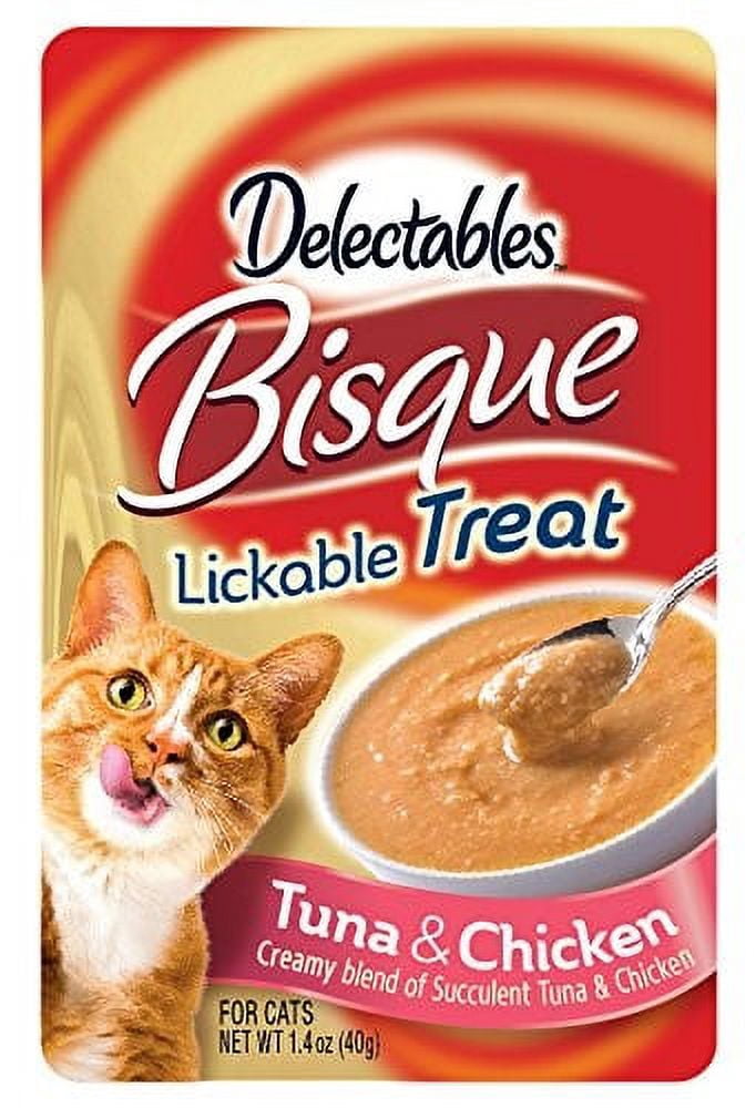 (12 pack) Delectables Lickable Cat Treats - Bisque Tuna & Chicken, 1.4 Oz.