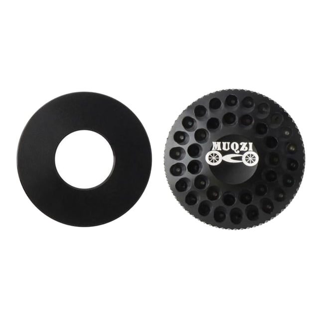 Válvula de horquilla de lujo para bicicleta ligera, tapa de válvula Schrader para bicicleta con horquilla delantera Negro
