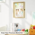 thumbnail image 7 of Shadow Box Frame 11x14  Deep Large Display Case With Beads Door And Glass Window Wood Memory For Pictures Medals Memorabilia Collections, 7 of 7