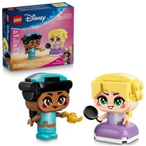 LEGO Disney Princess Mini Jasmine & Rapunzel Building Toy - Princess Toys for Girls & Boys, Ages 5  - Disney Gifts for Kids - 43303