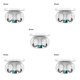 thumbnail image 3 of Sidaley 1 par de auriculares con caja de carga, llamada manos libres, sonido estéreo, auriculares 5,0 compatibles con Bluetooth, auriculares Type2 NO2, 3 of 6