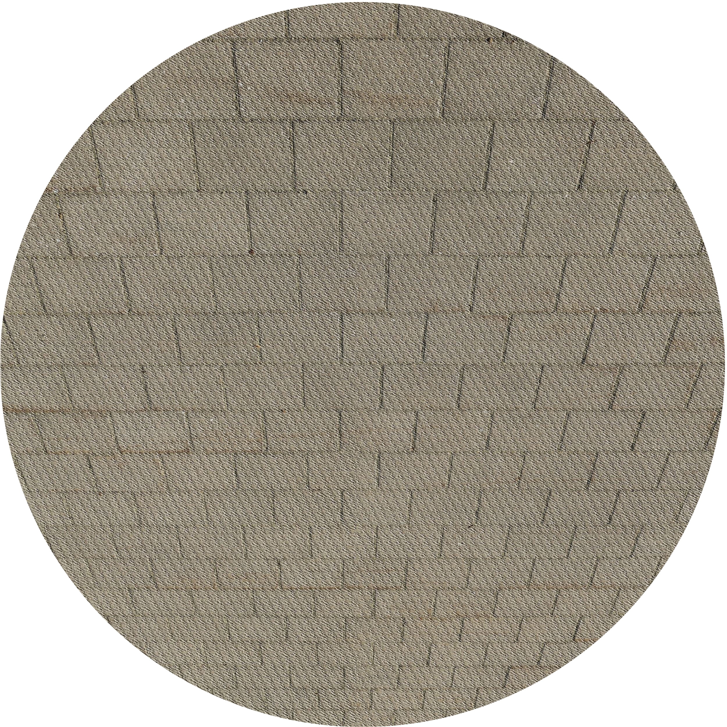 Round Sand Color Rug Ahgly Company Indoor Round Patterned Sand Brown Novelty Area Rugs, 4 ...
