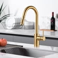thumbnail image 4 of Luxier KTS21 Single Handle Pull Down Sprayer Kitchen Faucet Brushed Nickel, 4 of 5