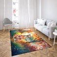 thumbnail image 4 of Hello Fall Pitbull Football Welcome Autumn with Leaves Pumpkins Indoor Rug Terrier Dog Lover Carpet Living Bed Room Sofa Home Decor - 00012, 4 of 5