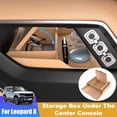 thumbnail image 4 of Under-Center Console Double-Layer Storage Box with Silicone Anti-Slip Mat for Vehicle Interior Organization, 4 of 8