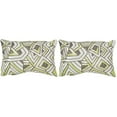 thumbnail image 2 of SAFAVIEH Ricci Art Deco Pillow Set of 2 Macaron Green, 2 of 2