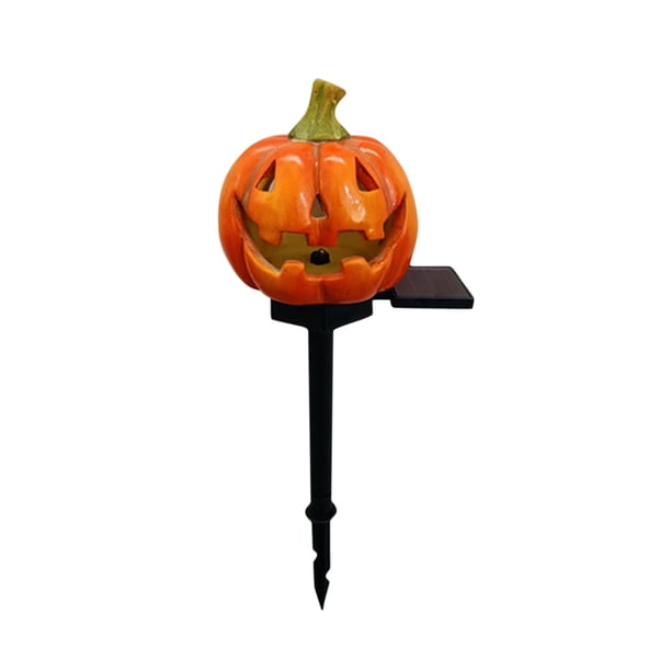 ¡Autorización! ¡Decoraciones de Halloween! Calabazas de Halloween con energía solar Luces al aire libre Diseño de atmósfera creativa Patio impermeable Decoración de paisajes de jardín Compre 2 y obten