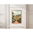 thumbnail image 5 of Vineyard Hillside Poster Grape Vines Print Wine Country Wall Art Farmhouse Decor Kitchen Print Modern Landscape Art Botanical Illustration, 5 of 9