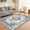 Blue, variant on Uermei 9'x12' Large Area Rug for Living Room: Non-Slip Washable Stain Resistant Foldable Carpet for Bedroom Dining Room Office Home Decor - Beige Blue