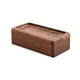 thumbnail image 3 of Organizador de joyas para mujer, bandeja para anillos y baratijas. Color madera oscura, 3 of 9