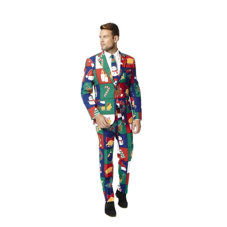 OppoSuits Men's Quilty Pleasure Christmas Suit