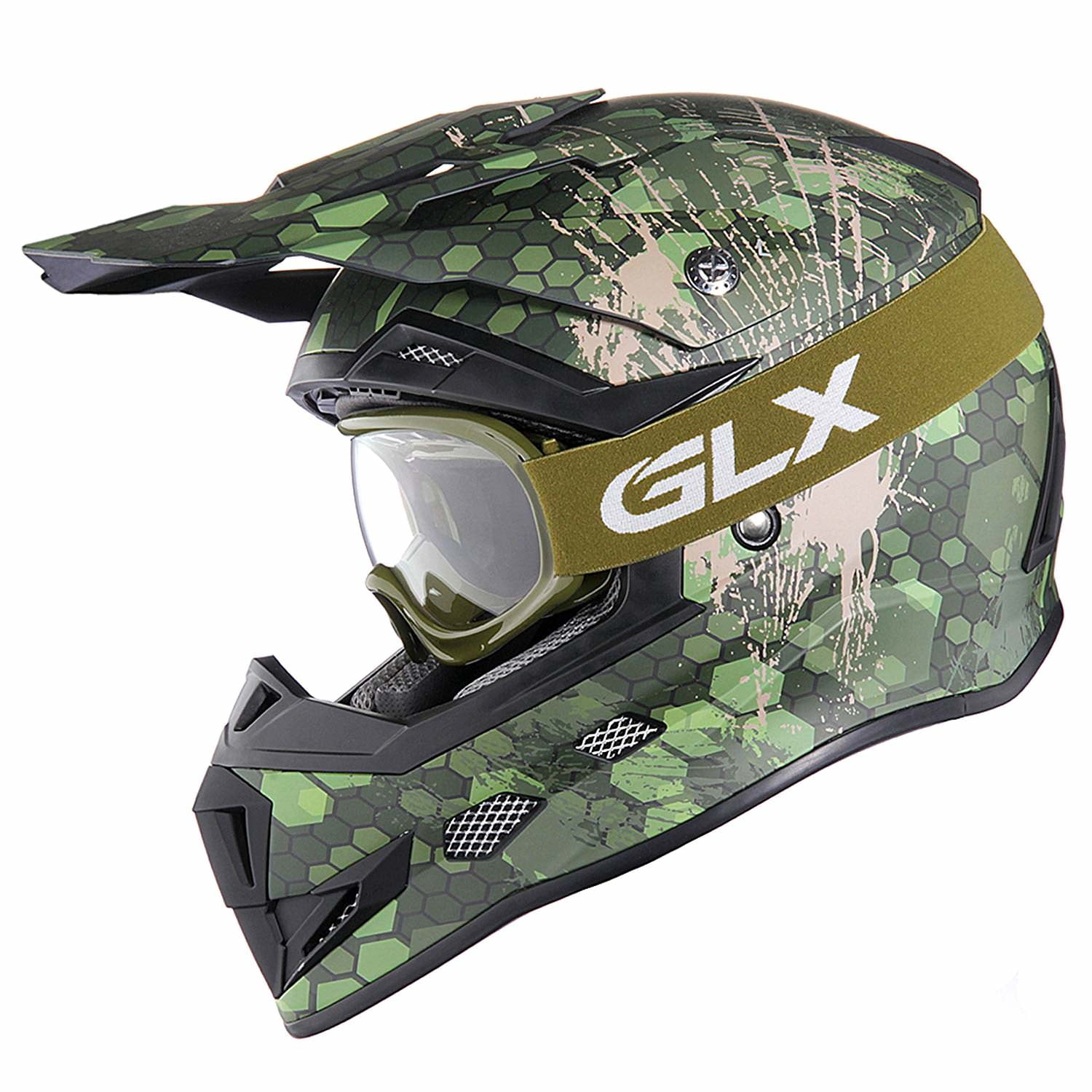 camouflage dirt bike helmet