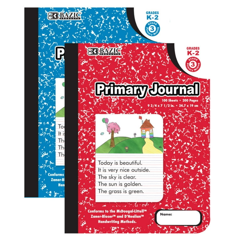 Primary Writing Journals - Grades K-2: Set of 10 - School to Home  Individual Student Math Kits