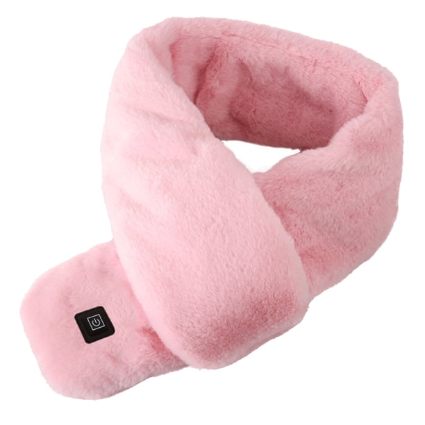 Bufanda térmica para mujer con almohadilla envolvente para hombre, calentador de cuello